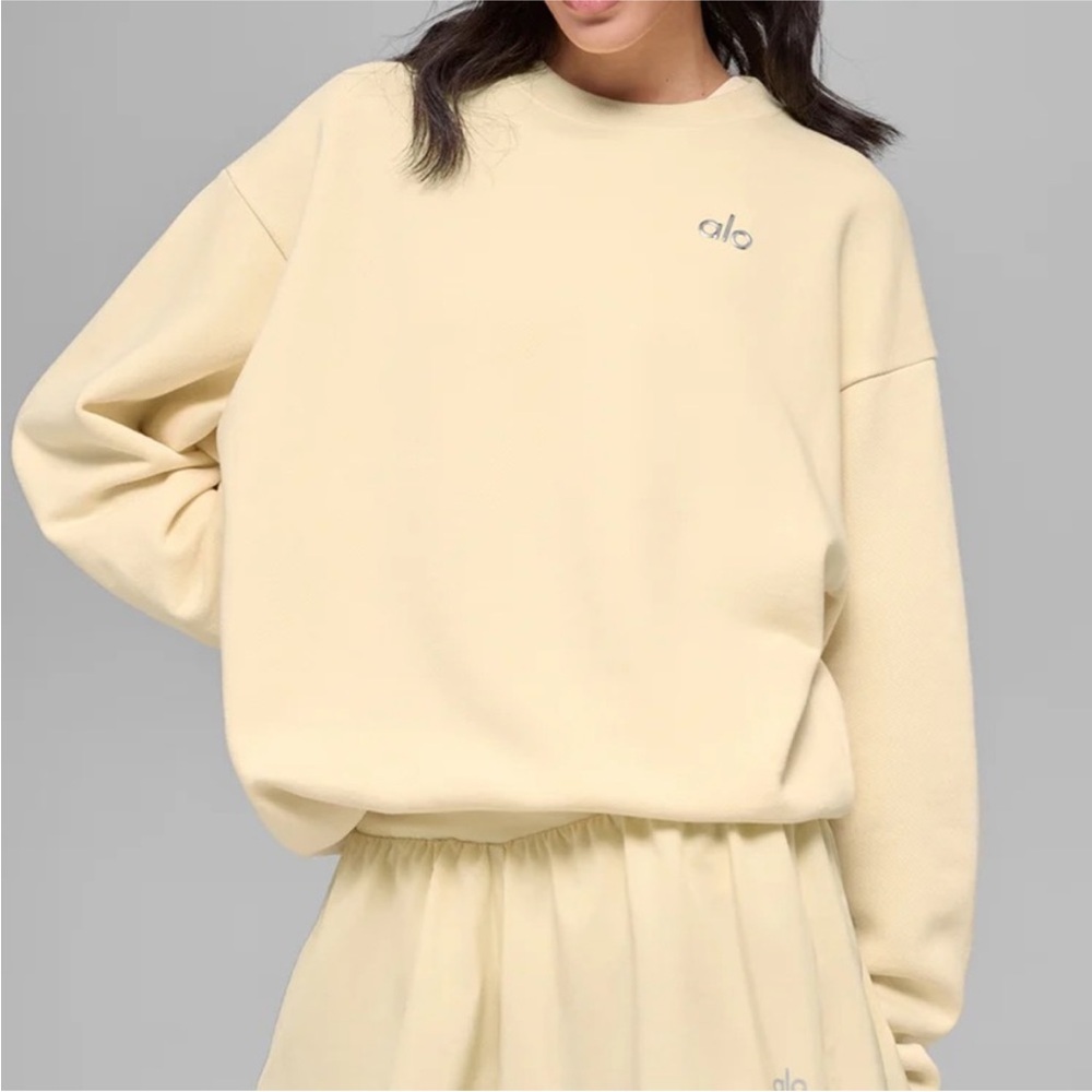 All Accolade Crewneck Pullover Candlelight Yellow